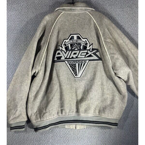 Rare Vintage Avirex Wool Varsity Jacket Classics Heroes And Legends / 2XL